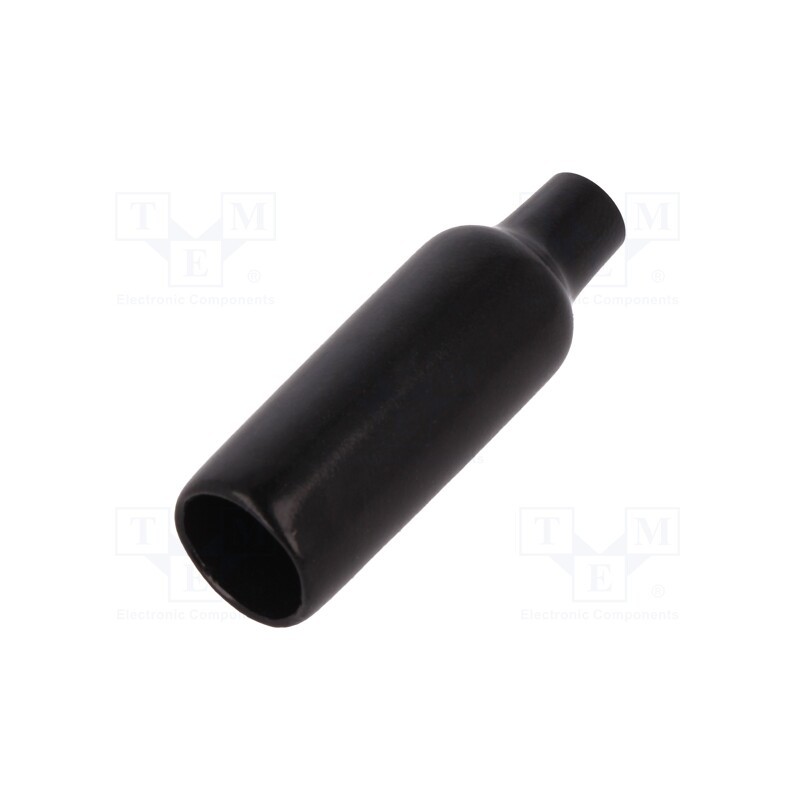 10 pcs : 11327 - Cover, black, Mat: polyamide