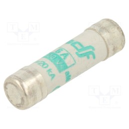 20 pcs : 411206 - Fuse: fuse, aM, 6A, 400VAC, ceramic,cylindrical,industrial, 8x31mm