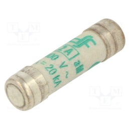 20 pcs : 411202 - Fuse: fuse, aM, 2A, 400VAC, ceramic,cylindrical,industrial, 8x31mm