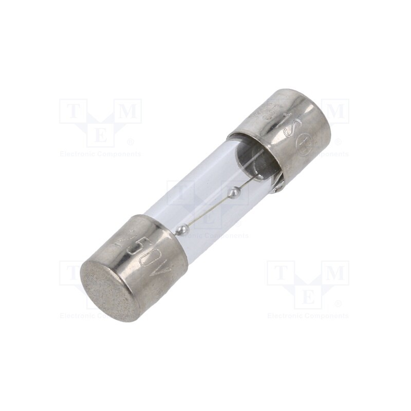 20 pcs : TSC-15A - Fuse: fuse, time-lag, 15A, 250VAC, glass, 5x20mm, brass, TSC, bulk