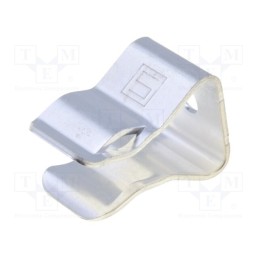 10 pcs : 751.05 - Fuse clips, cylindrical fuses, M3 screw, 10.3x38mm, 32A, 1500VAC