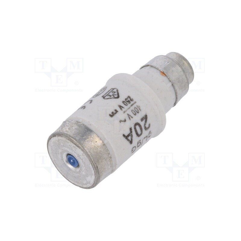 10 pcs : DO2-20 - Fuse: fuse, gG,gL, 20A, 400VAC, 250V, industrial, D02