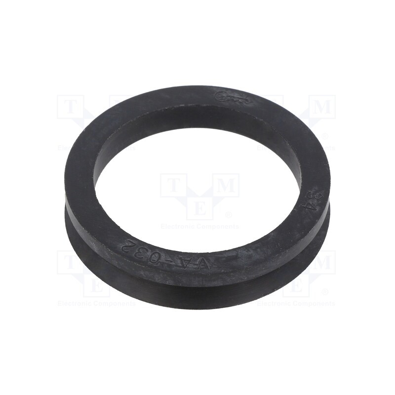 20 pcs : 09-029X4X7.5 VA-32 NBR - V-ring washer, NBR rubber, Shaft dia: 31÷33mm, L: 7.5mm, Ø: 29mm