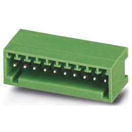 1 pcs - Phoenix Contact 2.5mm Pitch 10 Way Right Angle Pluggable Terminal Block, Header, Through Hole, Solder Termination