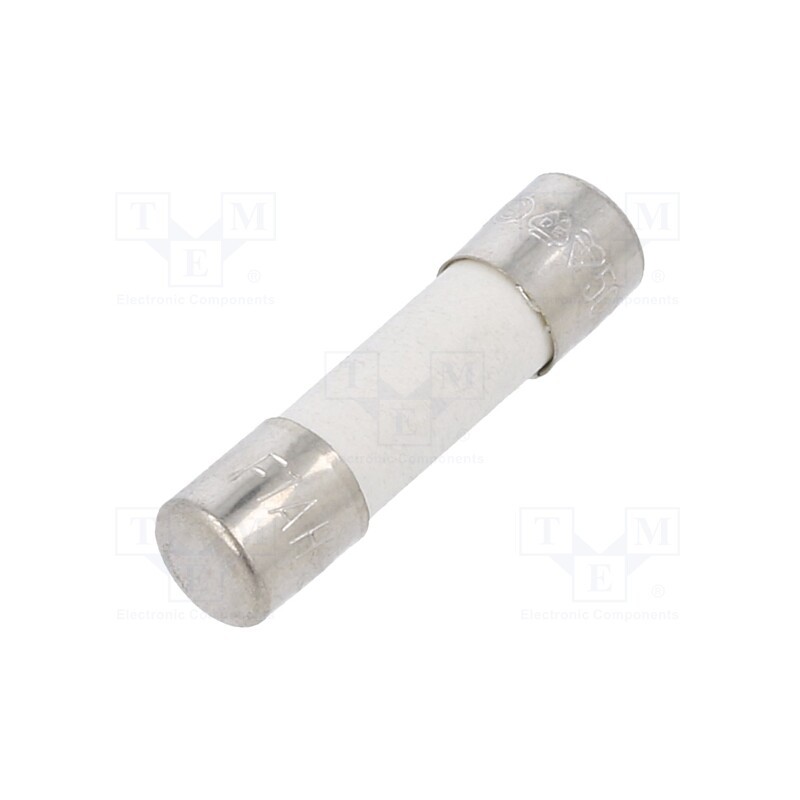 10 pcs : FCD-1A - Fuse: fuse, quick blow, 1A, 250VAC, ceramic, 5x20mm, brass, FCD, bulk