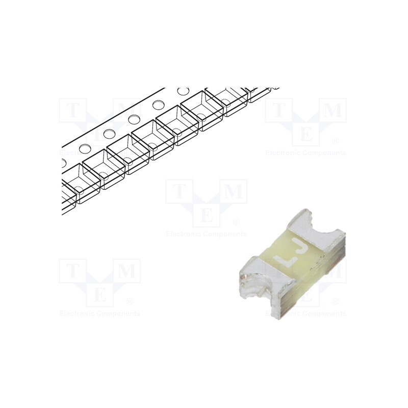 10 pcs : 04701.25DRSNP - Fuse: fuse, quick blow, 1.25A, 125VAC, 125V, 125VDC, SMD, 471, 1206