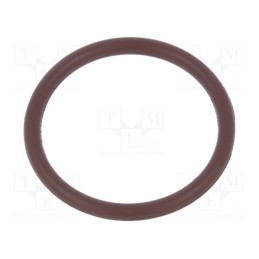 50 pcs : 01-0015.00X1.5 ORING 80FPM BROWN - O-ring gasket, FPM, Thk: 1.5mm, Øint: 15mm, brown, -20÷200°C