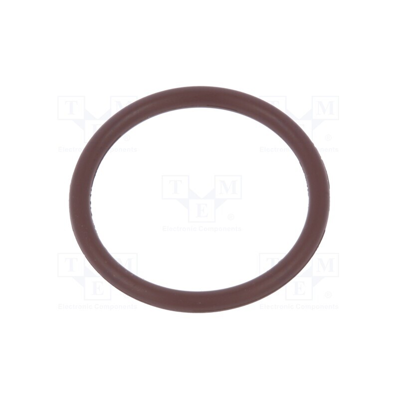 50 pcs : 01-0015.00X1.5 ORING 80FPM BROWN - O-ring gasket, FPM, Thk: 1.5mm, Øint: 15mm, brown, -20÷200°C