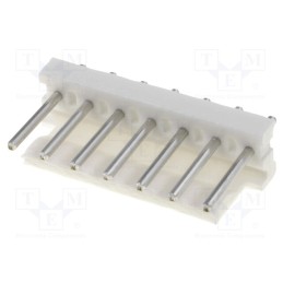 10 pcs : 640388-7 - Socket, wire-board, male, MTA-156, 3.96mm, PIN: 7, round contacts