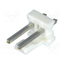 20 pcs : 640445-2 - Socket, wire-board, male, MTA-156, 3.96mm, PIN: 2, THT, tinned