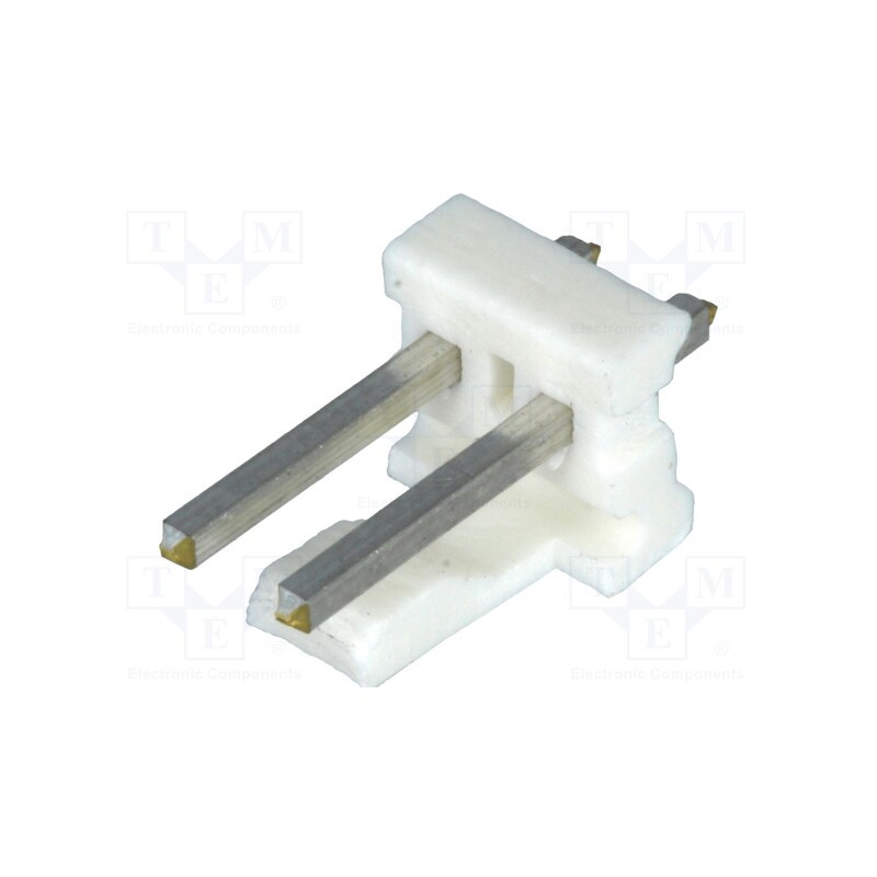 20 pcs : 640445-2 - Socket, wire-board, male, MTA-156, 3.96mm, PIN: 2, THT, tinned