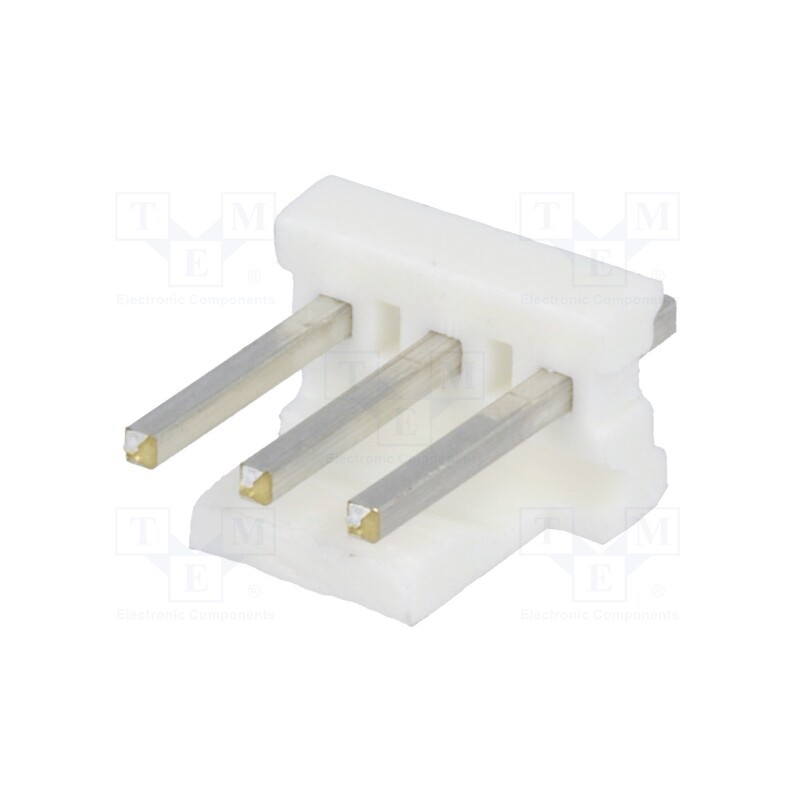 20 pcs : 640445-3 - Socket, wire-board, male, MTA-156, 3.96mm, PIN: 3, THT, tinned