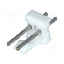 20 pcs : 640456-2 - Socket, wire-board, male, PIN: 2, 2.54mm, THT, MTA-100, tinned