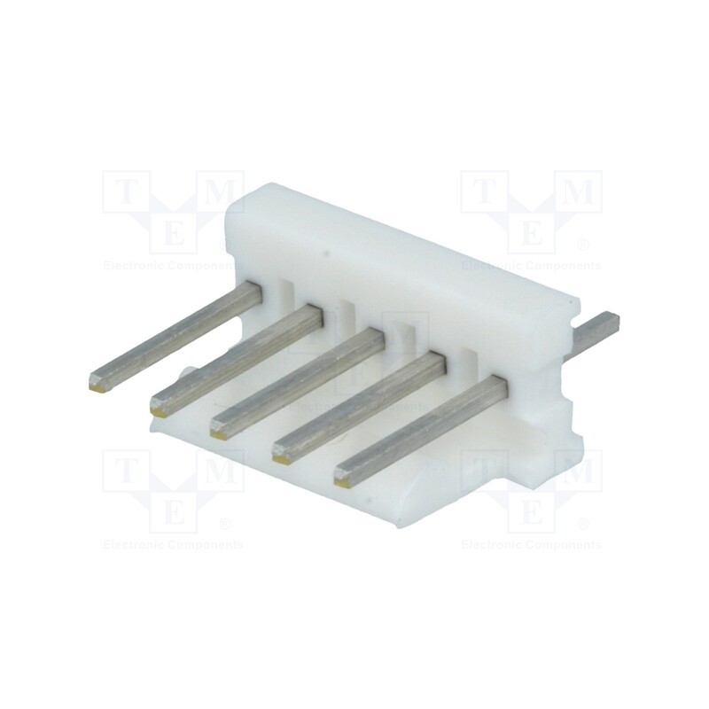 20 pcs : 640456-5 - Socket, wire-board, male, PIN: 5, 2.54mm, THT, MTA-100, tinned