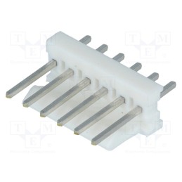 20 pcs : 640456-6 - Socket, wire-board, male, PIN: 6, 2.54mm, THT, MTA-100, tinned