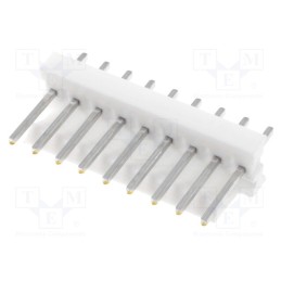 10 pcs : 640456-9 - Socket, wire-board, male, PIN: 9, 2.54mm, THT, MTA-100, tinned