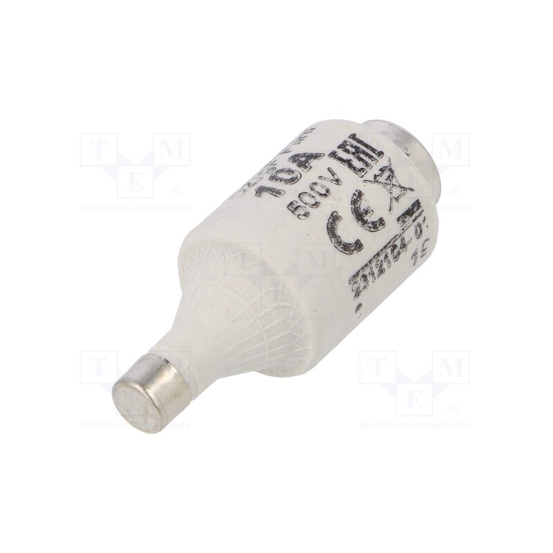 10 pcs : 2312104 - Fuse: fuse, quick blow, 10A, 500VAC, 440VDC, ceramic, DII, D