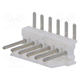 20 pcs : 640457-6 - Socket, wire-board, male, PIN: 6, 2.54mm, THT, MTA-100, tinned