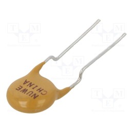 20 pcs : 122814-000 - Fuse: PTC polymer, 120mA, 5.8mm, Polyswitch