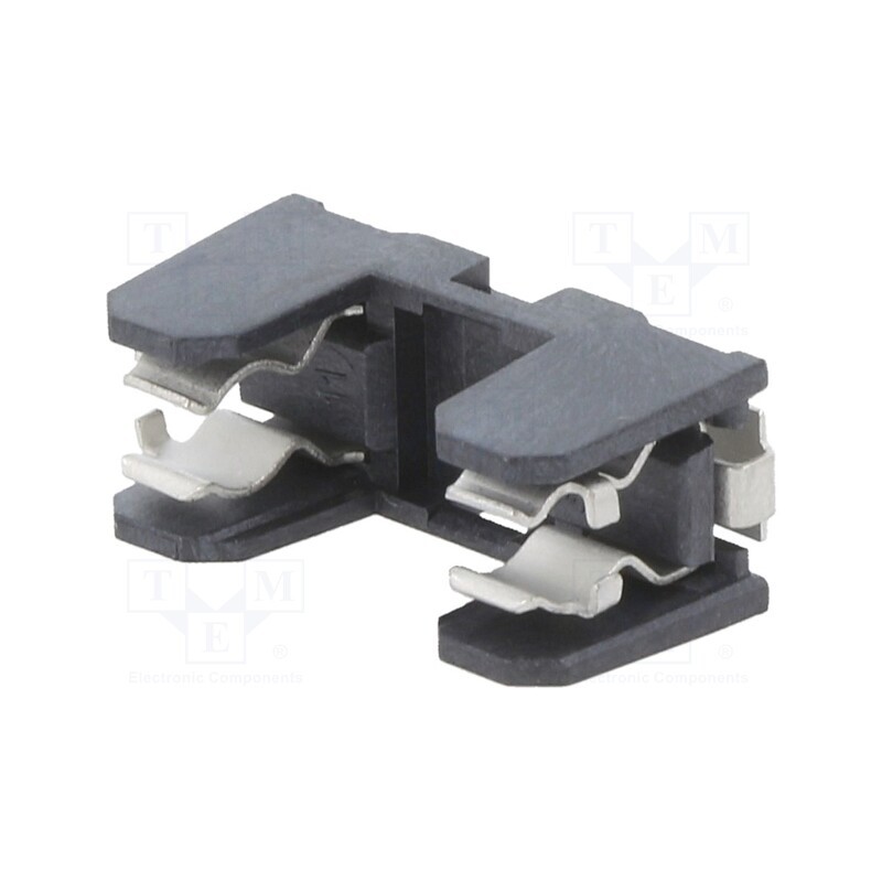 10 pcs : 503910 - Fuse holder, cylindrical fuses, SMD, 5x20mm, -30÷85°C, 10A, black