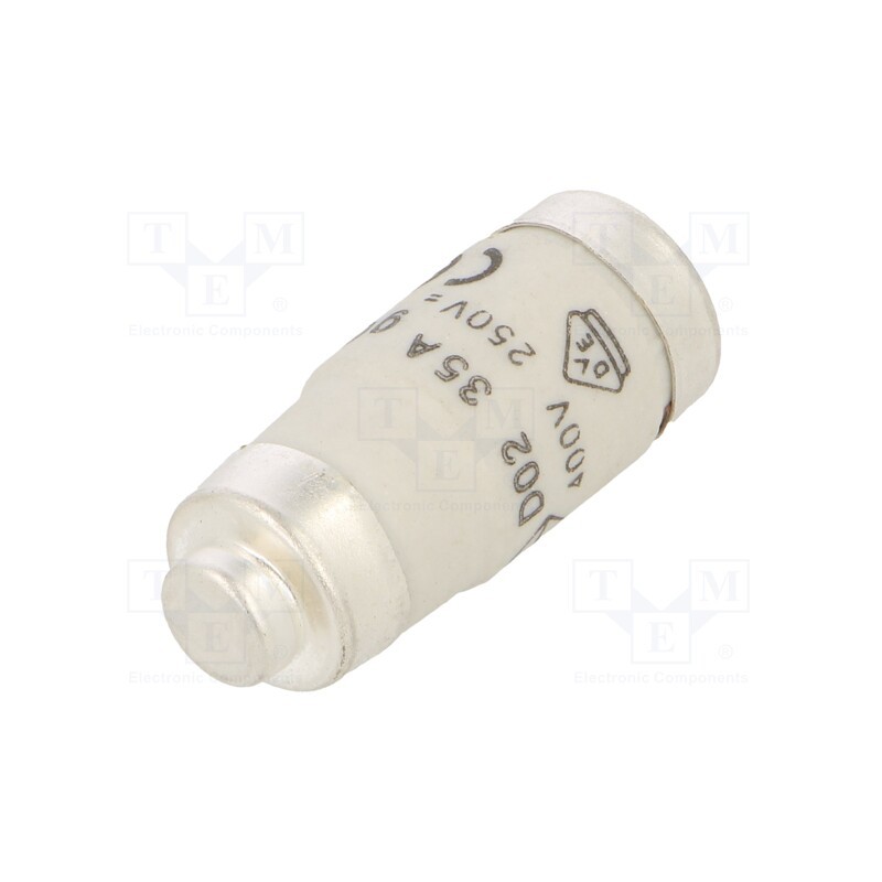 10 pcs : LE1835 - Fuse: fuse, gG,time-lag, 35A, 400VAC, 250VDC, D02