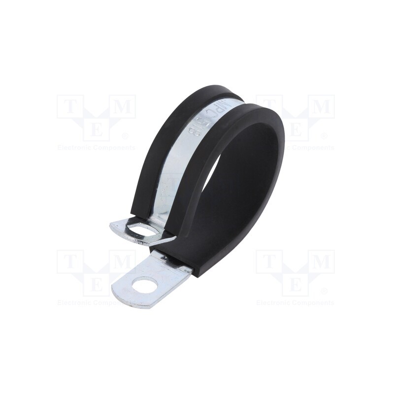 10 pcs : LKD1518 - Fixing clamp, ØBundle : 31.8÷33.3mm, W: 13mm, steel, SL, W1