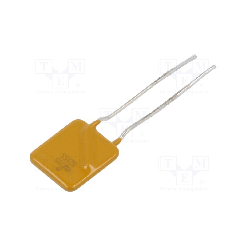 10 pcs : MF-RM055/240-2 - Fuse: PTC polymer, 550mA, Imax: 7A, PCB,THT, MF-RM, reel