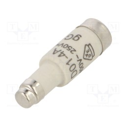 10 pcs : LE1404 - Fuse: fuse, gG,time-lag, 4A, 400VAC, 250VDC, D01