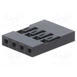 20 pcs : 65039-033LF - Plug, pin strips, male/female, Mini-PV™, 2.54mm, PIN: 4, for cable