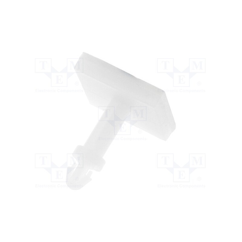 50 pcs : FIX-CSS-12.7 - PCB distance, polyamide, L: 12.7mm, self-adhesive, natural