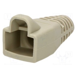 20 pcs : 6510-0100-01 - RJ45 plug boot, 6mm, light grey