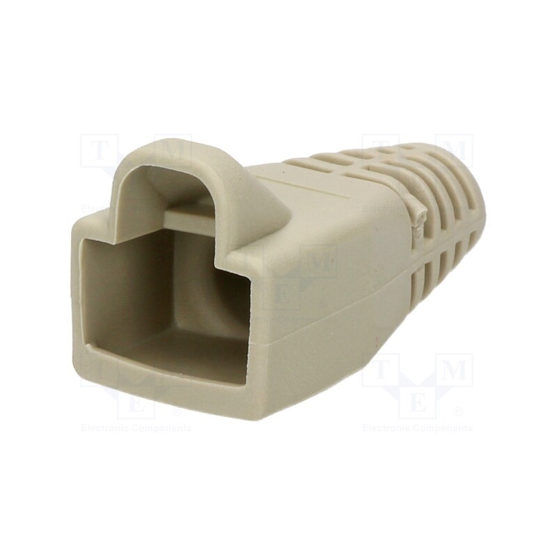 20 pcs : 6510-0100-01 - RJ45 plug boot, 6mm, light grey