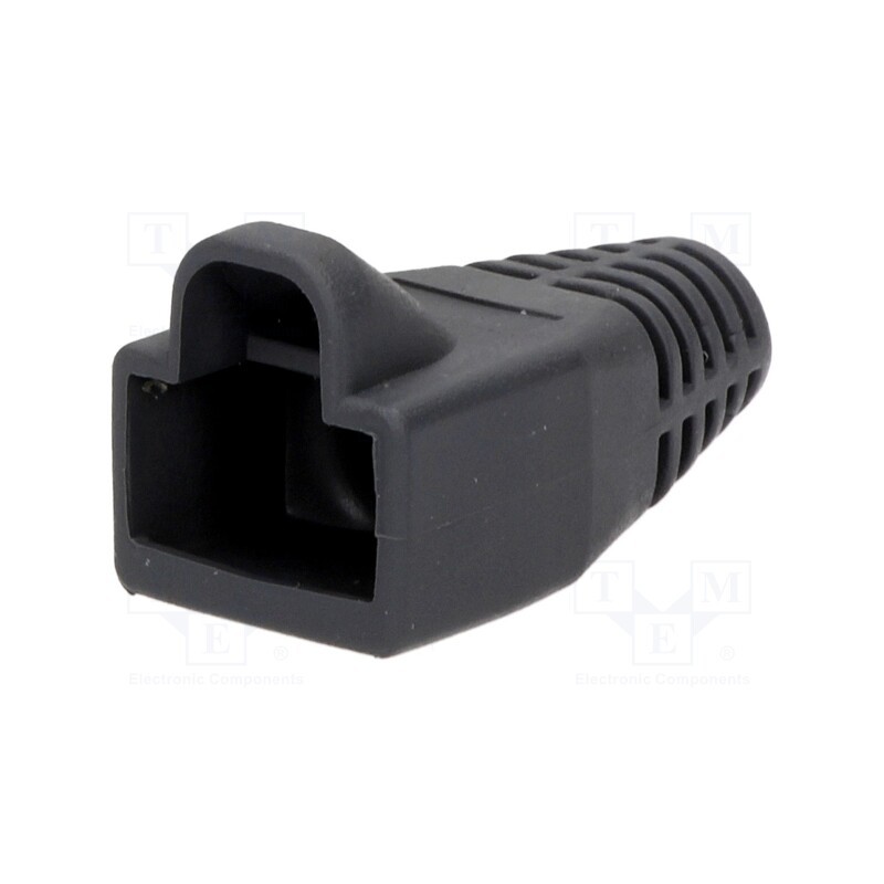 20 pcs : 6510-0100-02 - RJ45 plug boot, 6mm, dark grey
