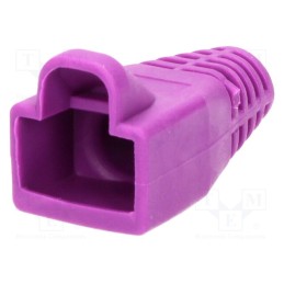 20 pcs : 6510-0100-07 - RJ45 plug boot, 6mm, purple