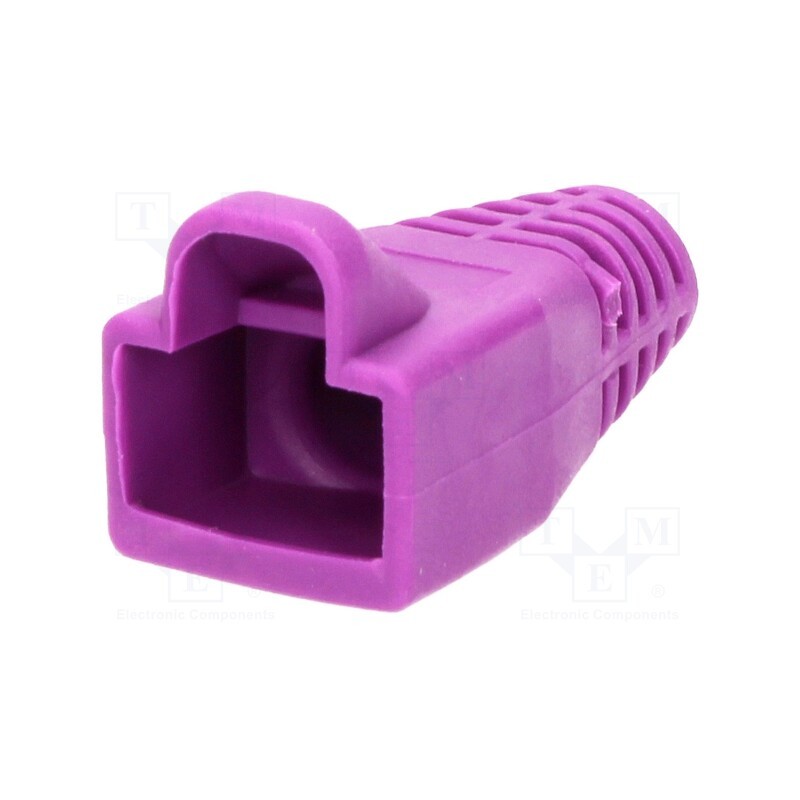 20 pcs : 6510-0100-07 - RJ45 plug boot, 6mm, purple