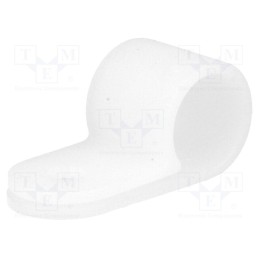 100 pcs : FIX-CC-13 - Fixing clamp, Cable P-clips, ØBundle : 8.3mm, polyamide, natural