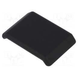 10 pcs : GN 963-30-30-30-SW - Stopper, for angle bracket, W: 28mm, L: 28mm, technopolymer PA