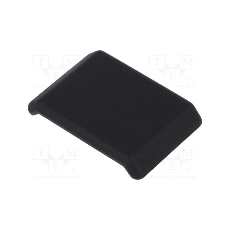 10 pcs : GN 963-30-30-30-SW - Stopper, for angle bracket, W: 28mm, L: 28mm, technopolymer PA