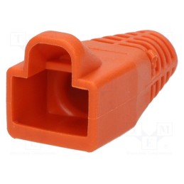 20 pcs : 6510-0100-09 - RJ45 plug boot, 6mm, orange