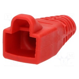 20 pcs : 6510-0100-10 - RJ45 plug boot, 6mm, red