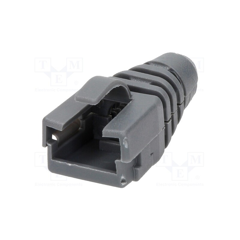 20 pcs : 6510-0102-02 - RJ45 plug boot, dark grey