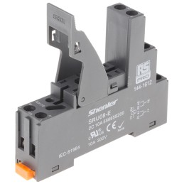 1 pcs - RS PRO 300V ac DIN Rail Relay Socket, for use with RFT Relay