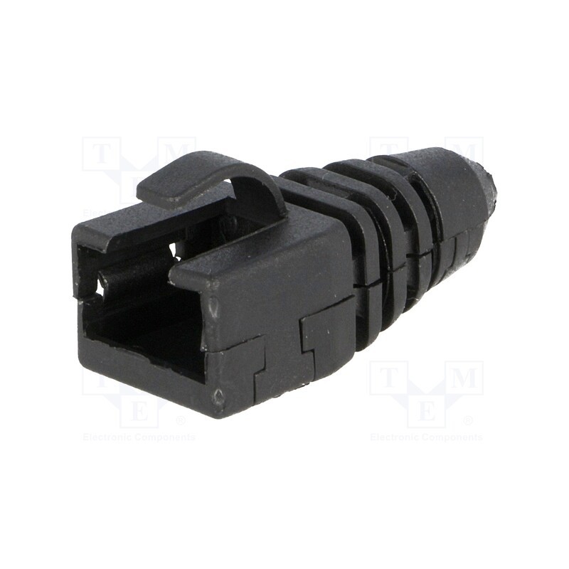 20 pcs : 6510-0102-06 - RJ45 plug boot, black