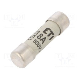 10 pcs : 2620006 - Fuse: fuse, gG, 8A, 500VAC, cylindrical, 10.3x38mm