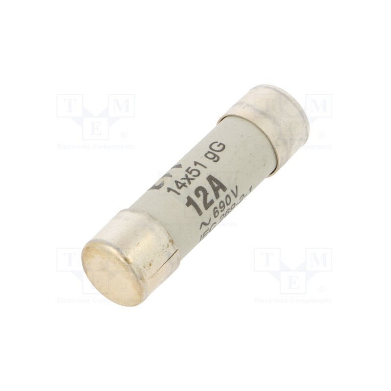 10 pcs : 2620005 - Fuse: fuse, gG, 6A, 500VAC, cylindrical, 10.3x38mm