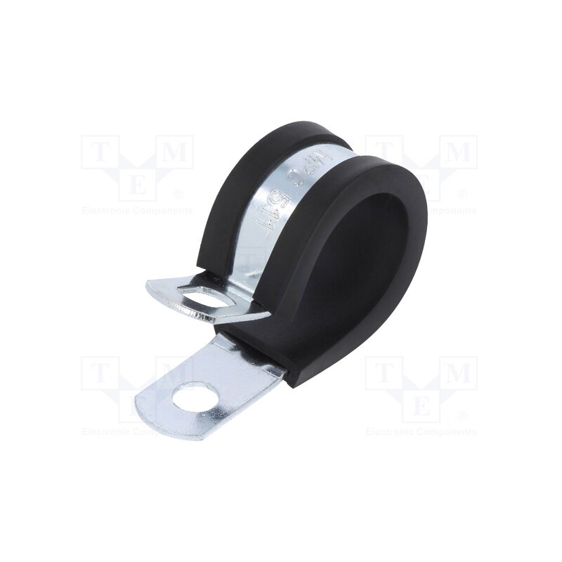 10 pcs : LKD1511 - Fixing clamp, ØBundle : 20.6÷22.2mm, W: 13mm, steel, SL, W1