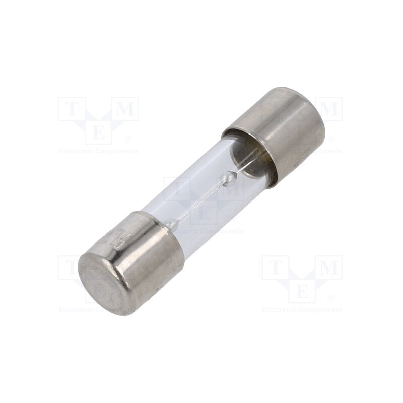 20 pcs : TSC-3A - Fuse: fuse, time-lag, 3A, 250VAC, glass, 5x20mm, brass, TSC, bulk