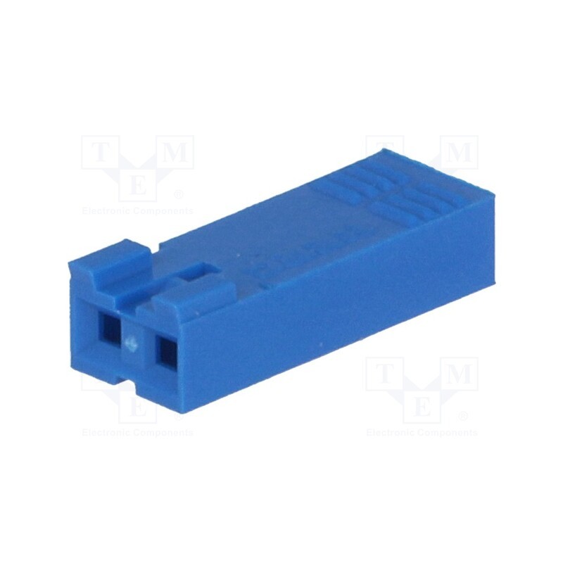 20 pcs : 65240-002LF - Plug, wire-board, female, PIN: 2, w/o contacts, 2.54mm, for cable