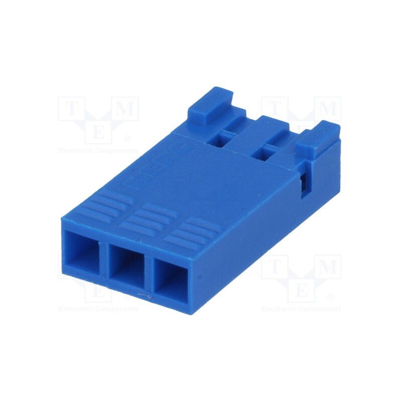 20 pcs : 65240-003LF - Plug, wire-board, female, PIN: 3, w/o contacts, 2.54mm, for cable