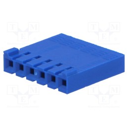 20 pcs : 65240-006LF - Plug, wire-board, female, PIN: 6, w/o contacts, 2.54mm, for cable